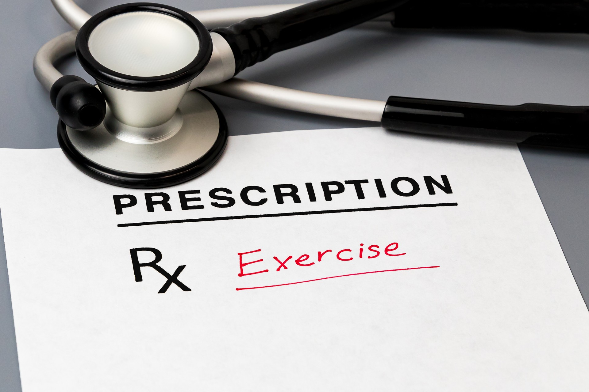 Exercise Physiology - Prescription for exercise. Healthy living, healthy lifestyle and healthcare.